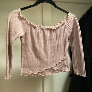 Dusty Pink Crop Top